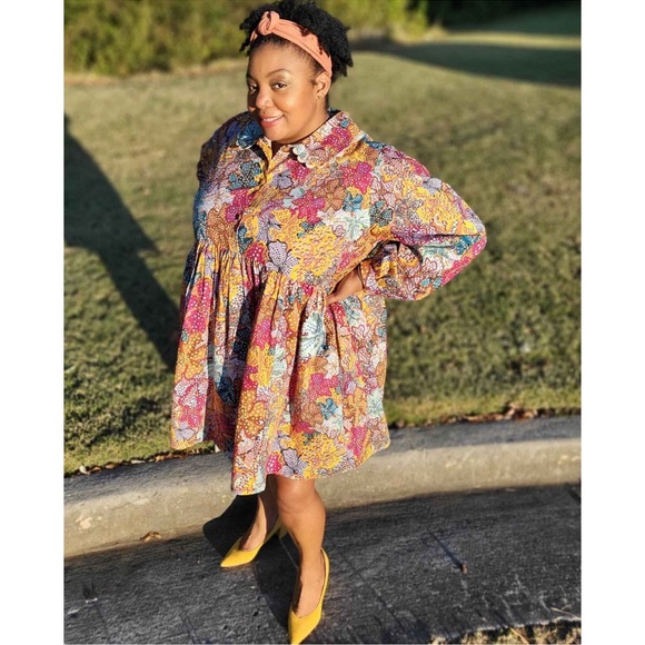 NWT 1X Kika Vargas x Target Floral Dress - Picture 4 of 13